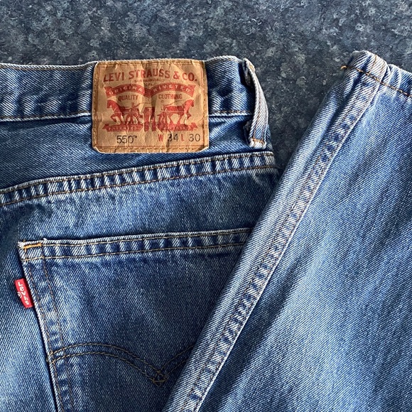 Levi's Other - Levi's 550 Relaxed Fit Jeans - Light Blue Denim